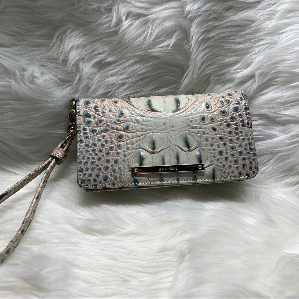 Brahmin Unique Wristlet Style Organizer Wallet